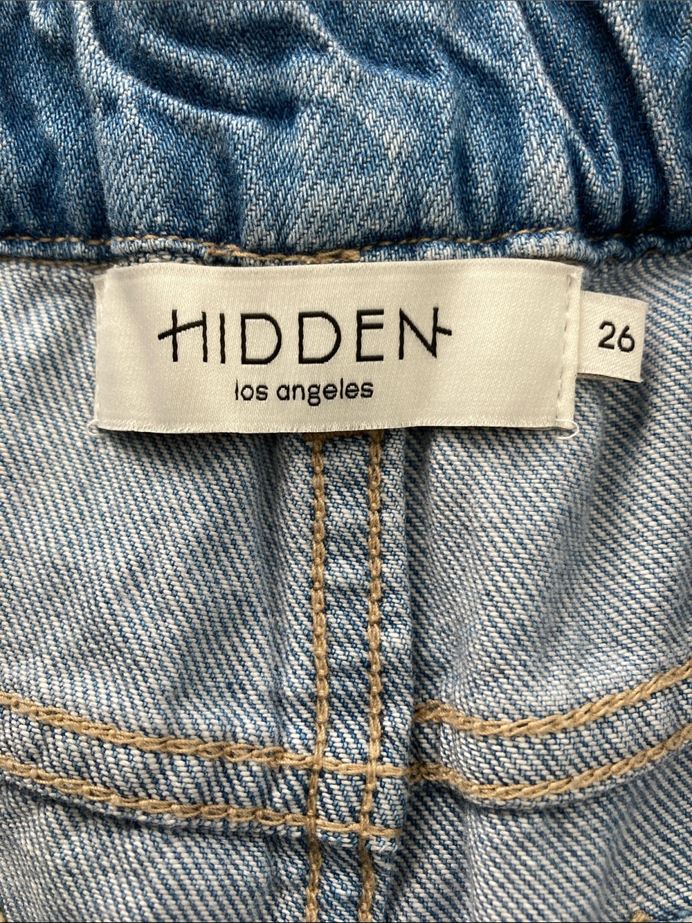 NEW Hidden Jeans Nori High Rise Extra Wide Leg, Size 26 - Picture 8 of 13